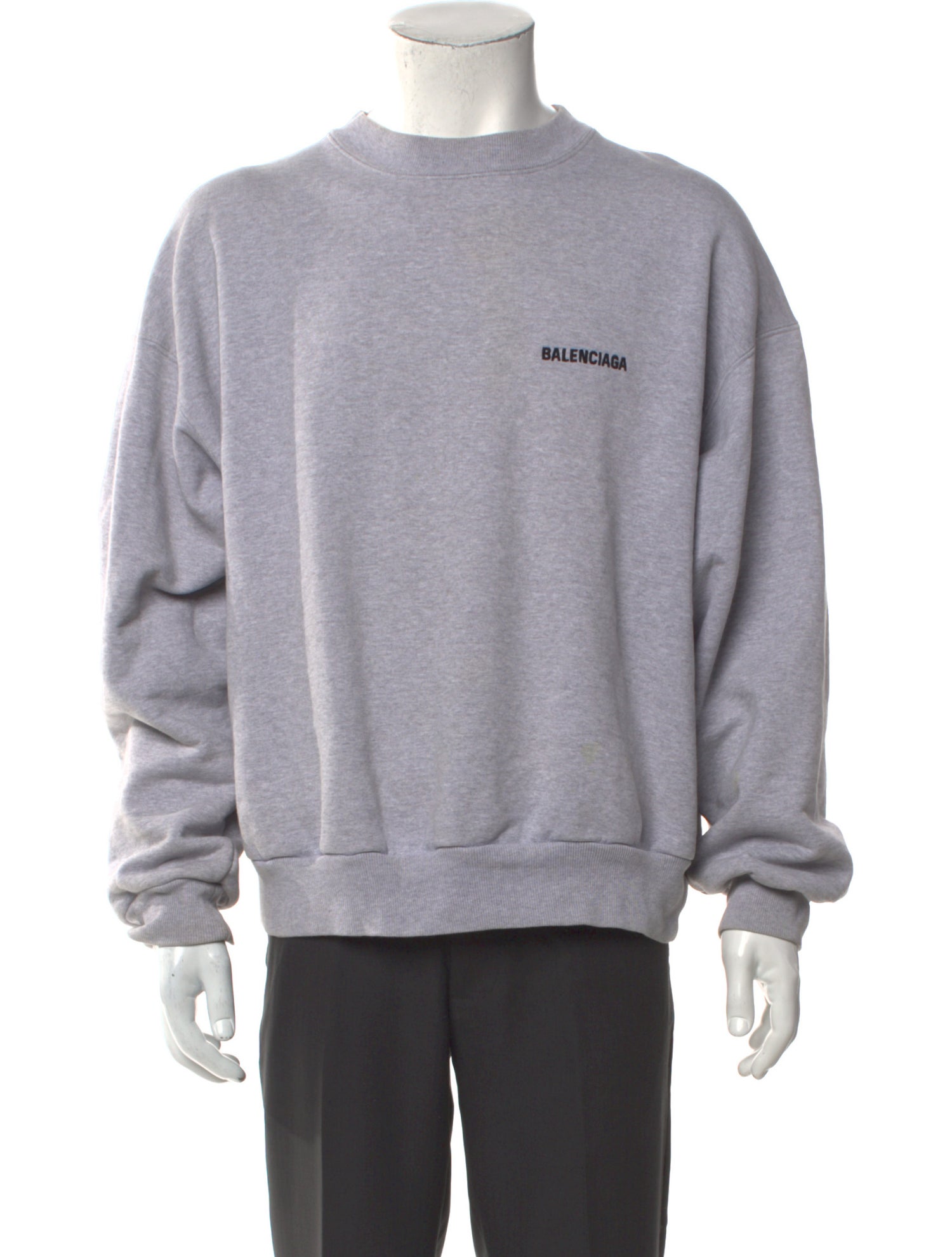 Balenciaga Graphic Print Crew Neck Sweatshirt