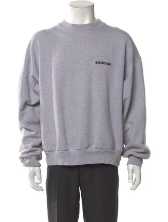Balenciaga Graphic Print Crew Neck Sweatshirt