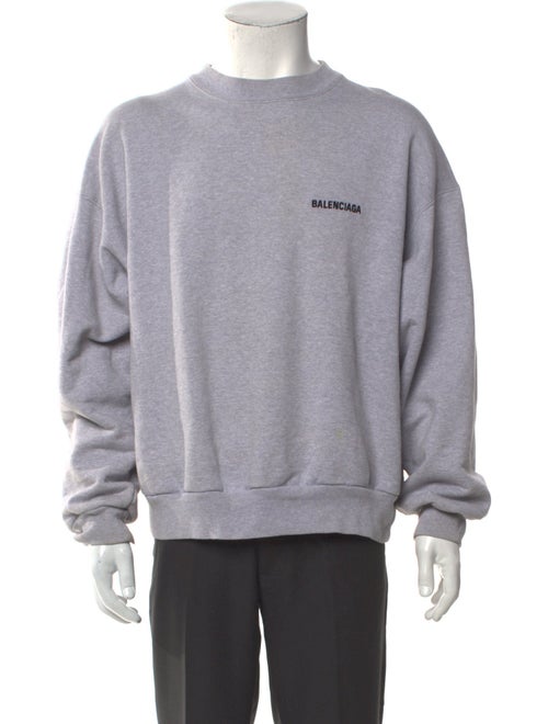 Balenciaga Graphic Print Crew Neck Sweatshirt