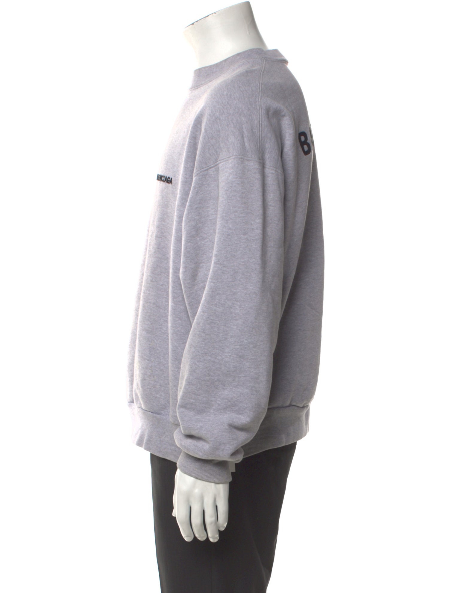 Balenciaga Graphic Print Crew Neck Sweatshirt