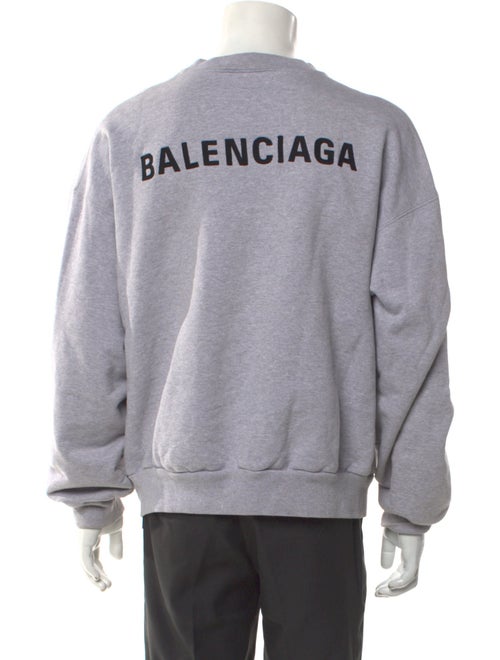 Balenciaga Graphic Print Crew Neck Sweatshirt