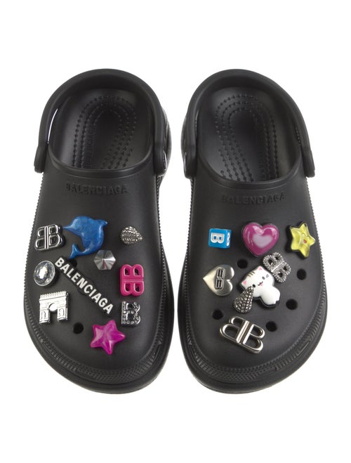 Balenciaga Rubber Slingback Flats