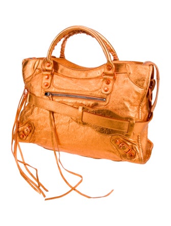 Balenciaga Leather Le City bag Medium