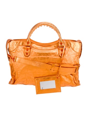 Balenciaga Leather Le City bag Medium