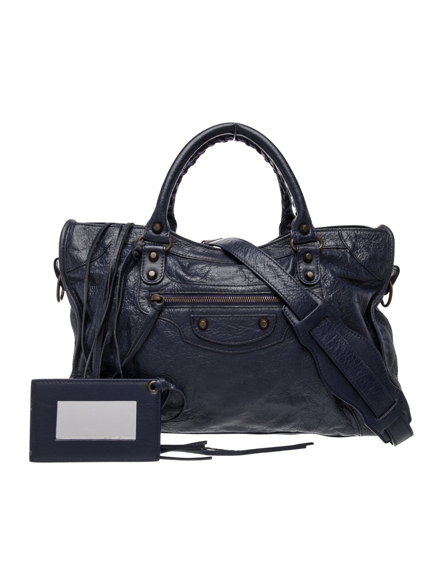 Balenciaga Leather Motocross Classic City