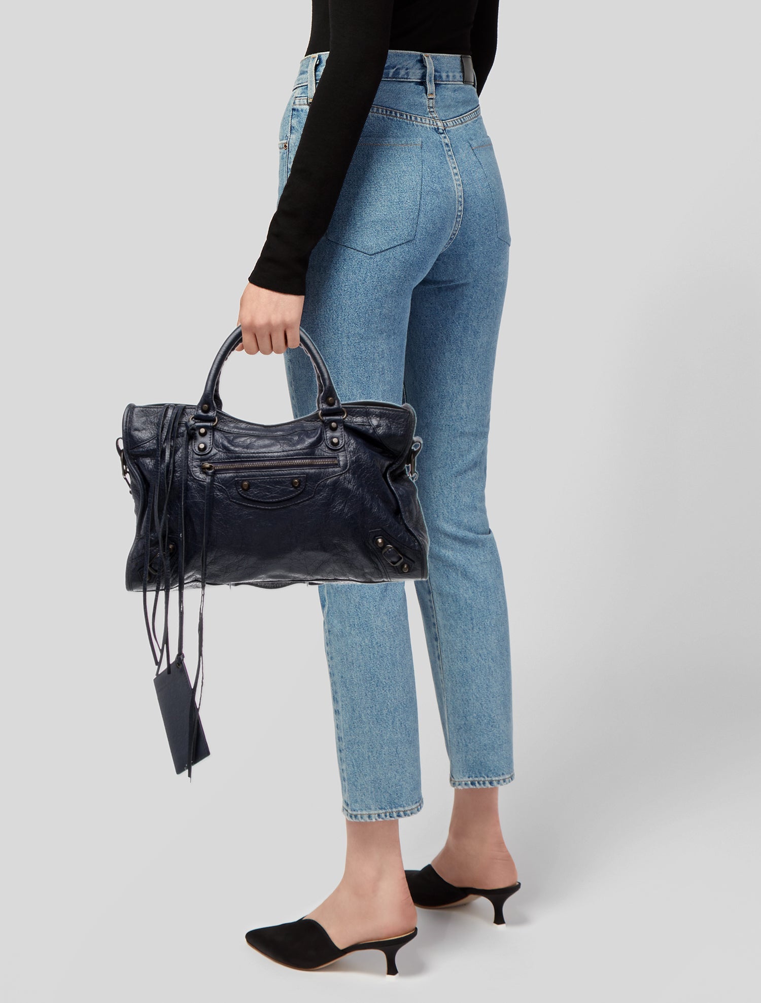 Balenciaga Leather Motocross Classic City