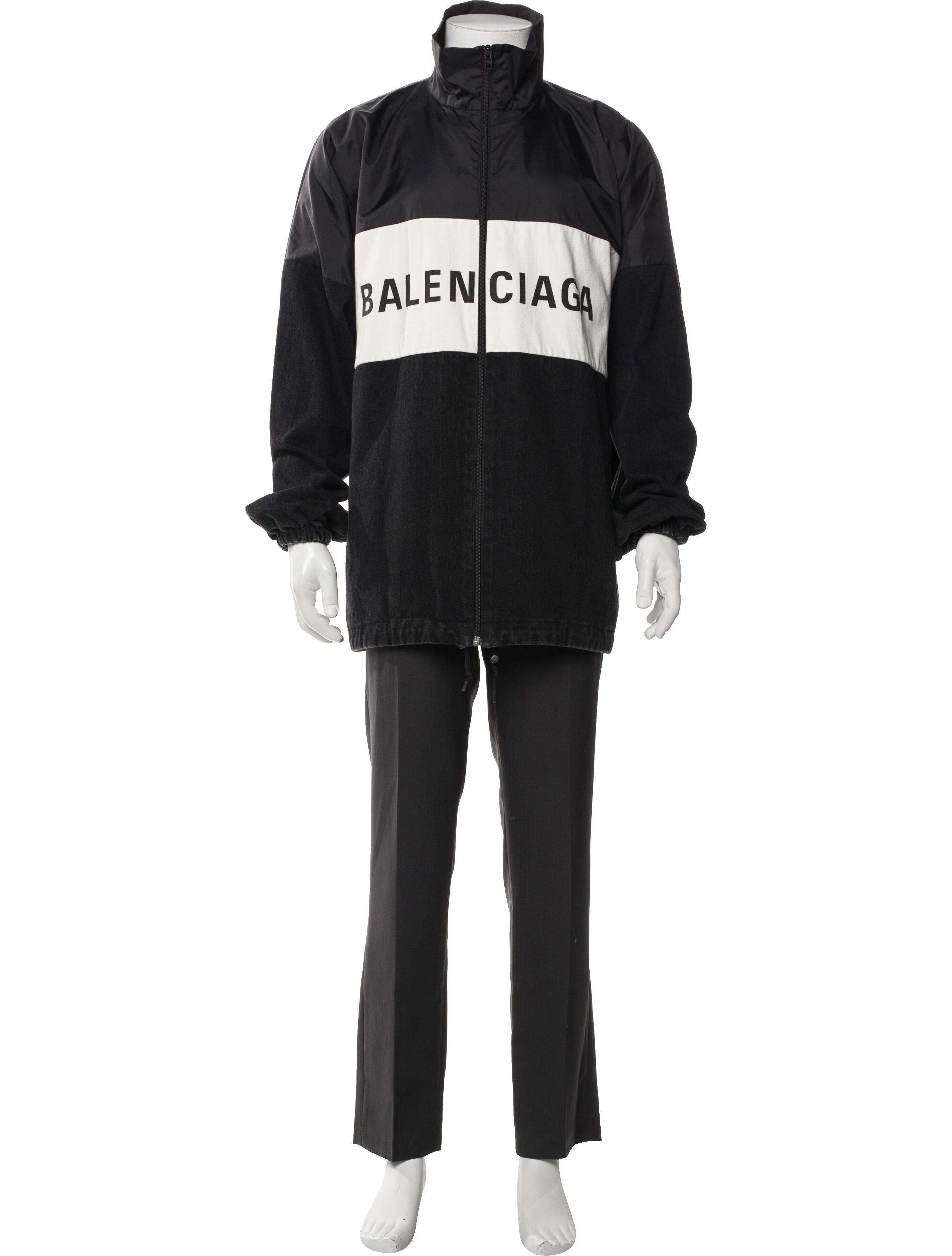 Balenciaga 2019 Graphic Print Windbreaker