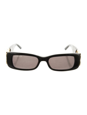 Balenciaga Square Tinted Sunglasses