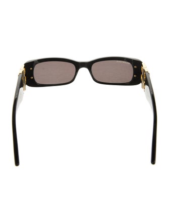 Balenciaga Square Tinted Sunglasses