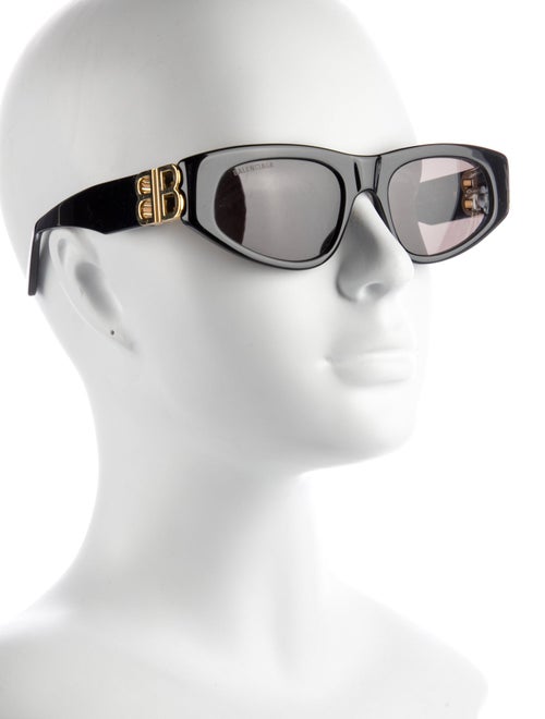 Balenciaga Square Tinted Sunglasses
