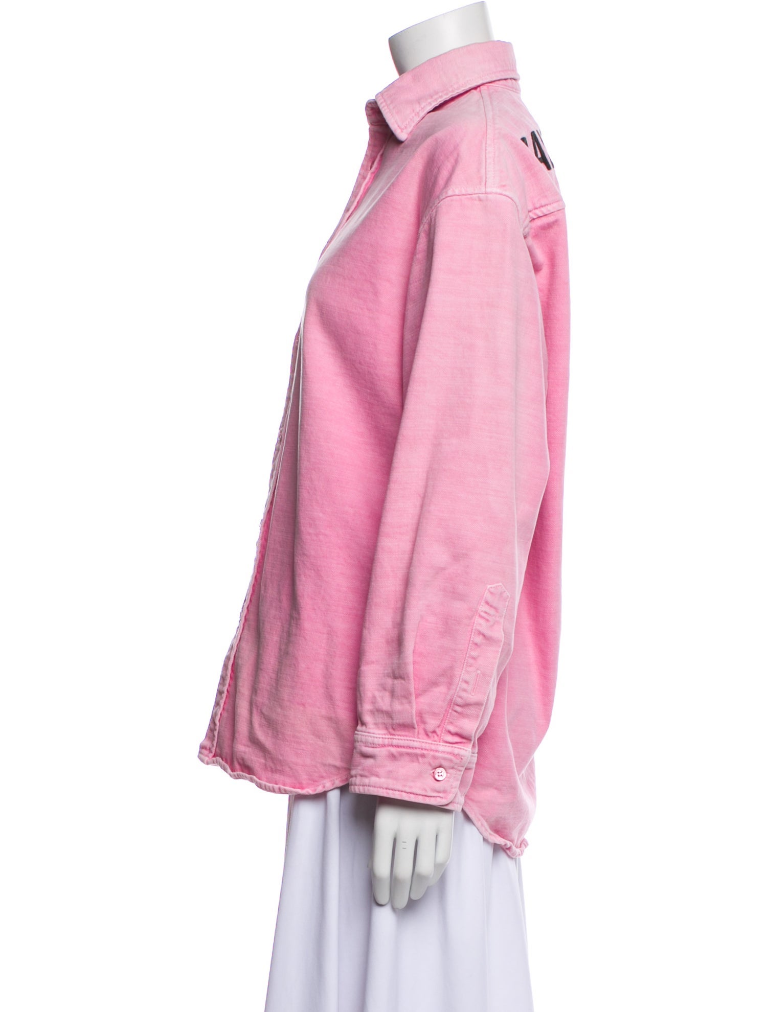 Balenciaga 2019 Long Sleeve Button-Up Top