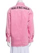 Balenciaga 2019 Long Sleeve Button-Up Top