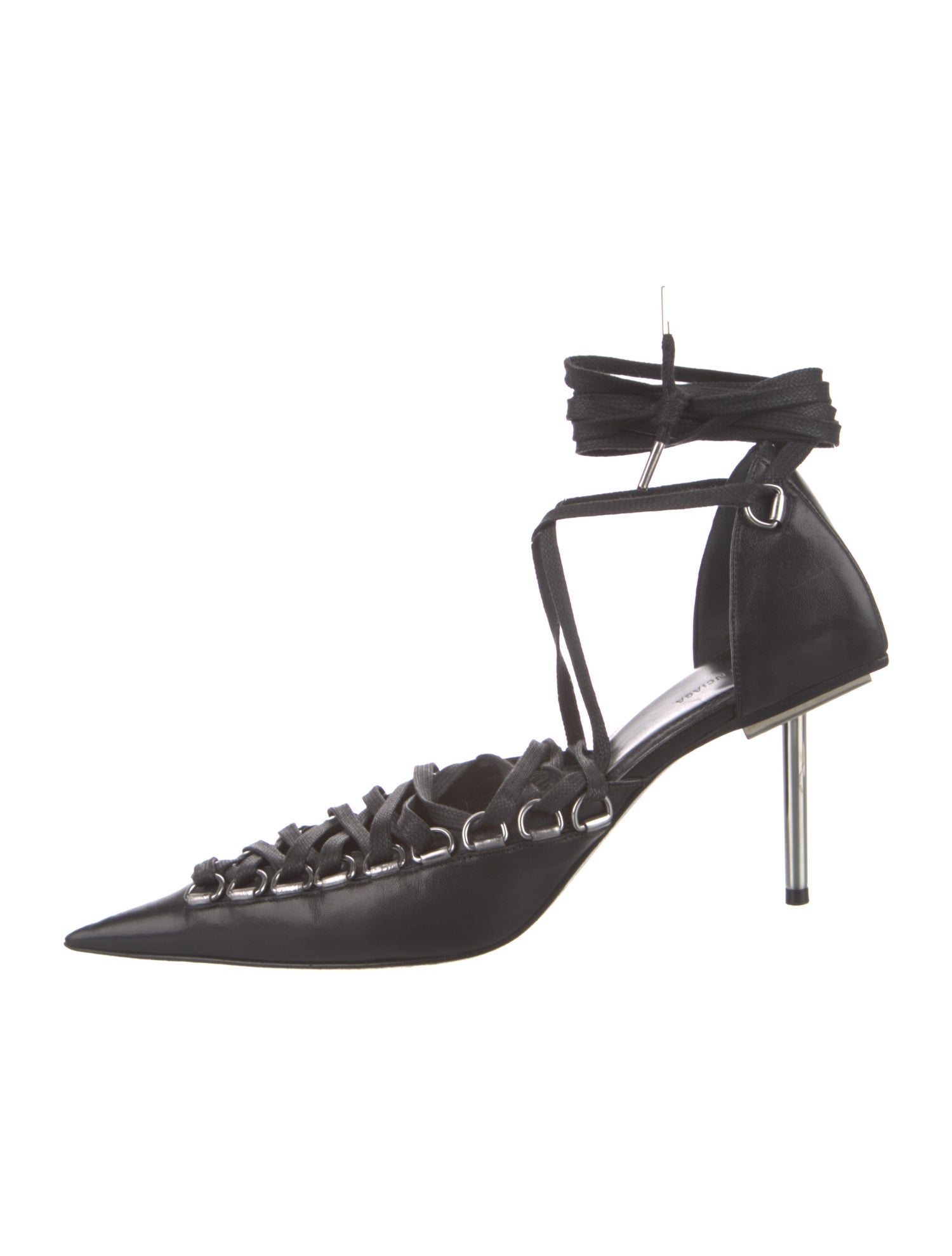 Balenciaga Leather D'Orsay Pumps