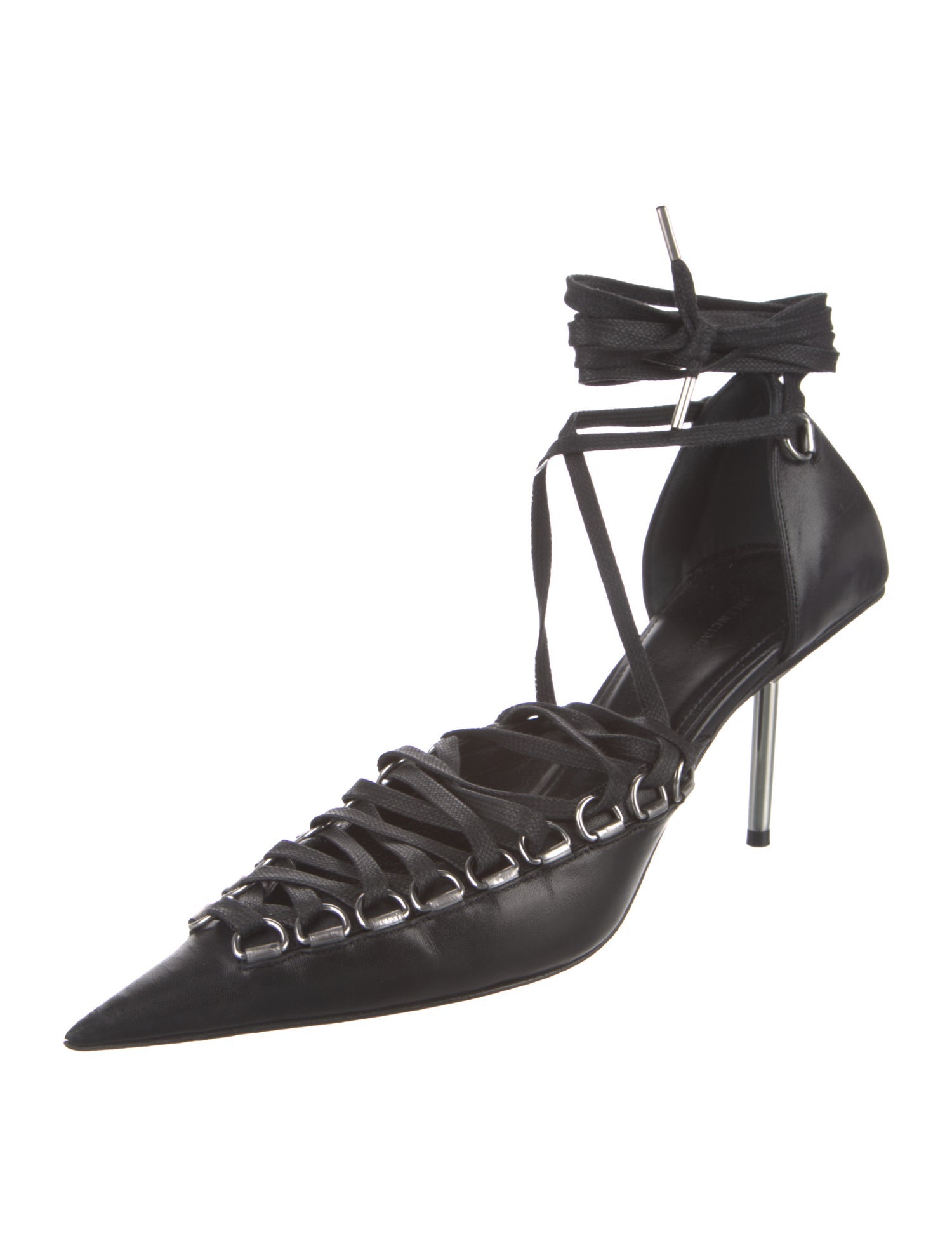 Balenciaga Leather D'Orsay Pumps