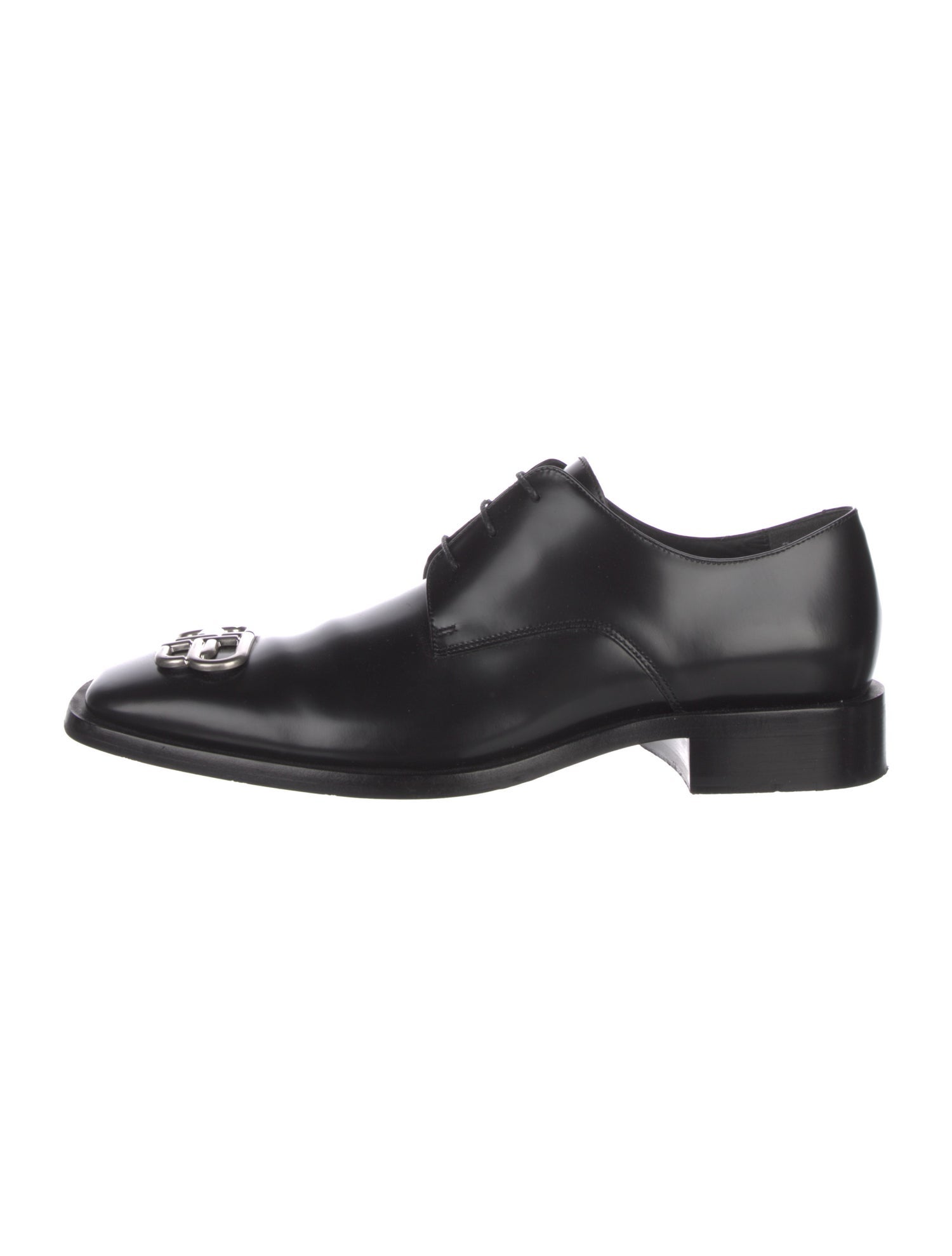 Balenciaga Patent Leather Derby Shoes