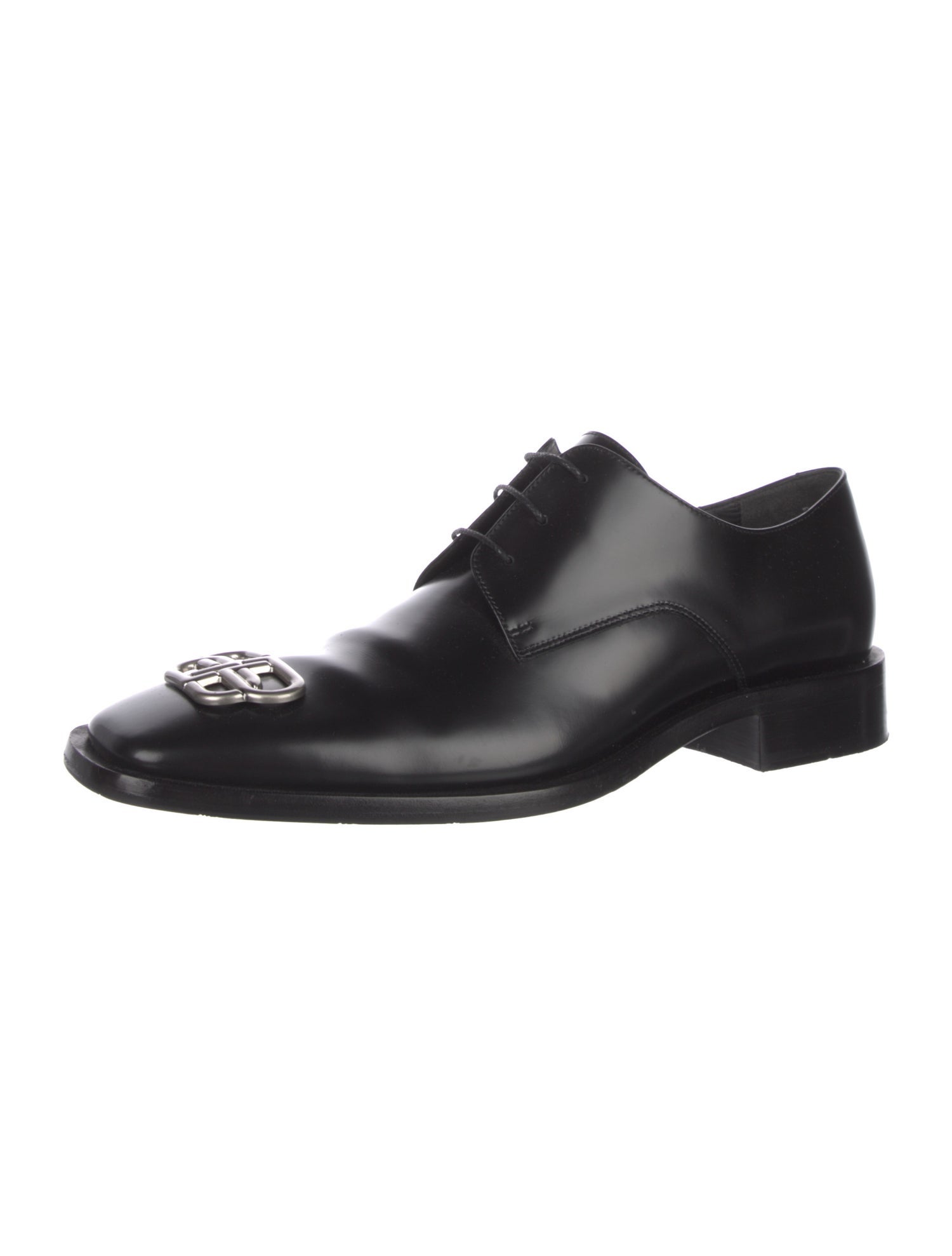 Balenciaga Patent Leather Derby Shoes