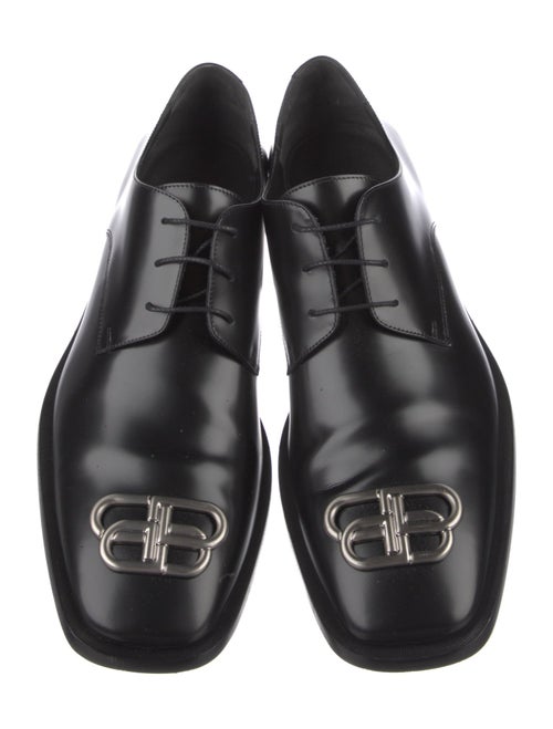Balenciaga Patent Leather Derby Shoes