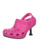 Balenciaga x Crocs Rubber Slingback Pumps