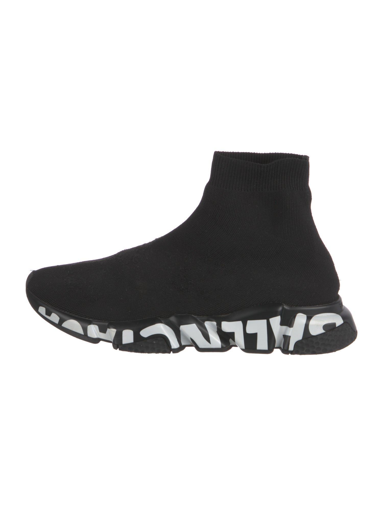 Balenciaga Graphic Print Sock Sneakers