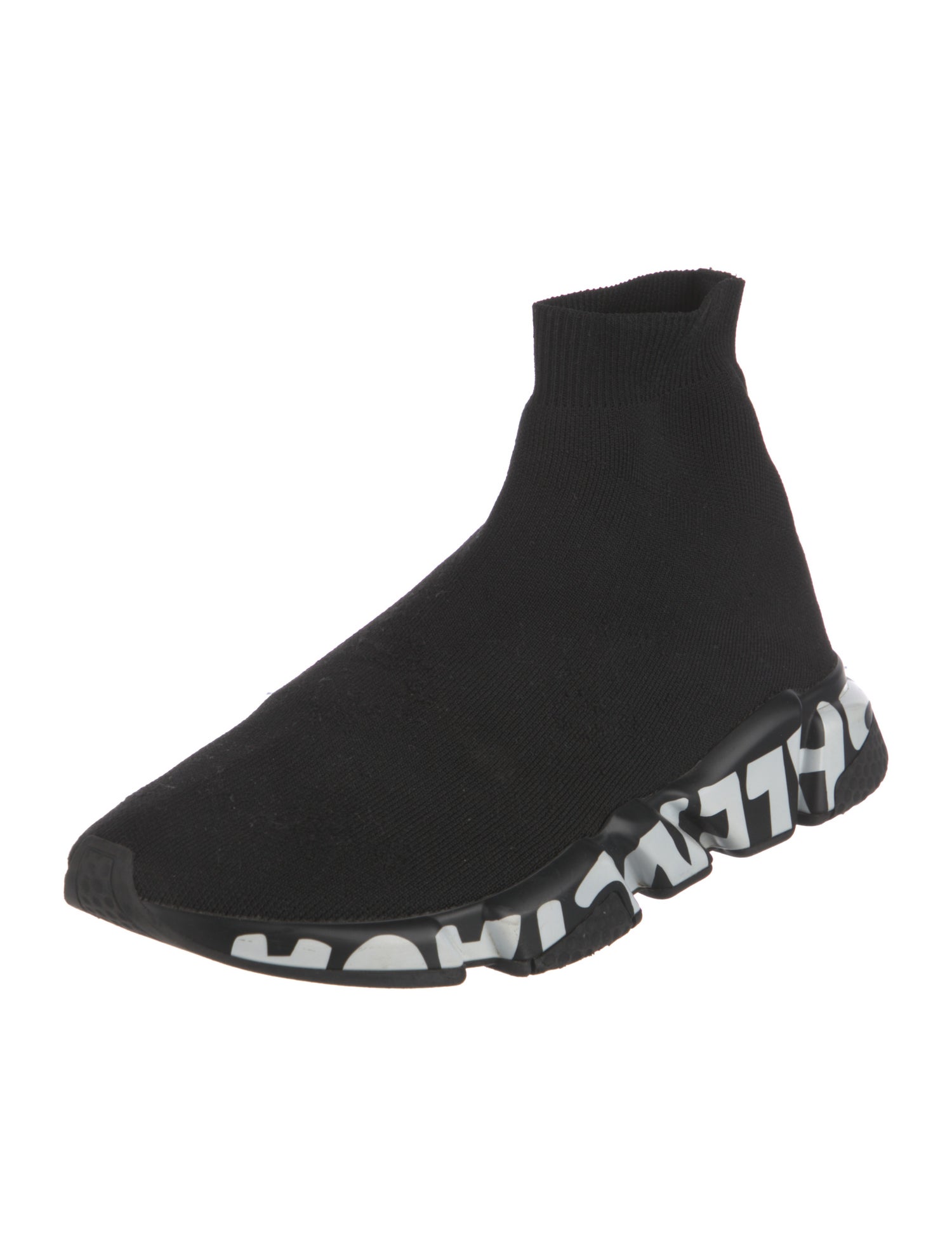 Balenciaga Graphic Print Sock Sneakers