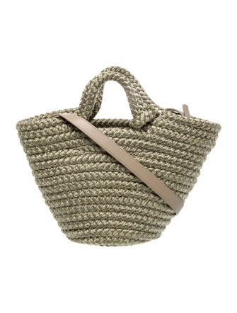 Balenciaga Raffia Ibiza Basket Mini 2023
