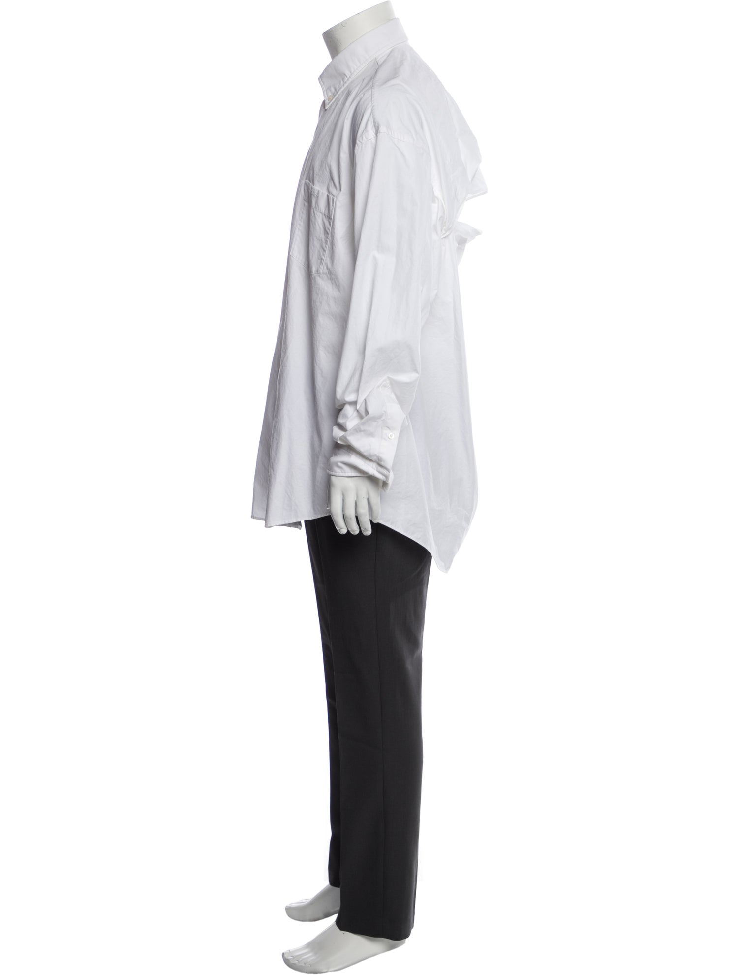 Balenciaga 2021 Long Sleeve Dress Shirt