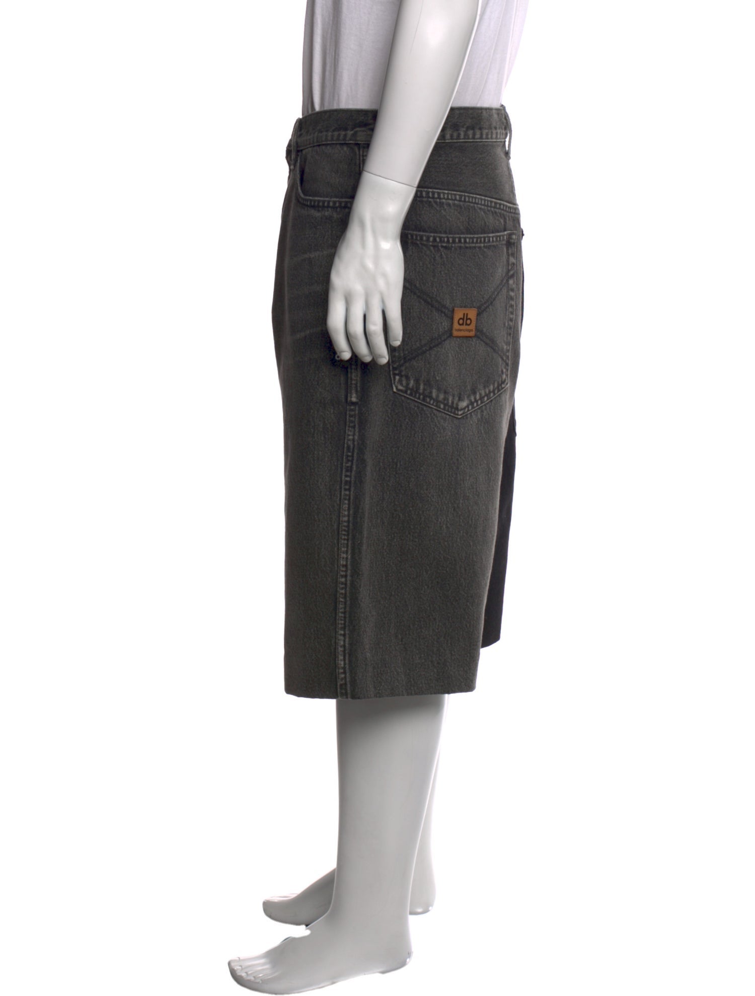 Balenciaga 2021 Denim Shorts