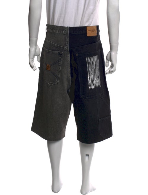 Balenciaga 2021 Denim Shorts