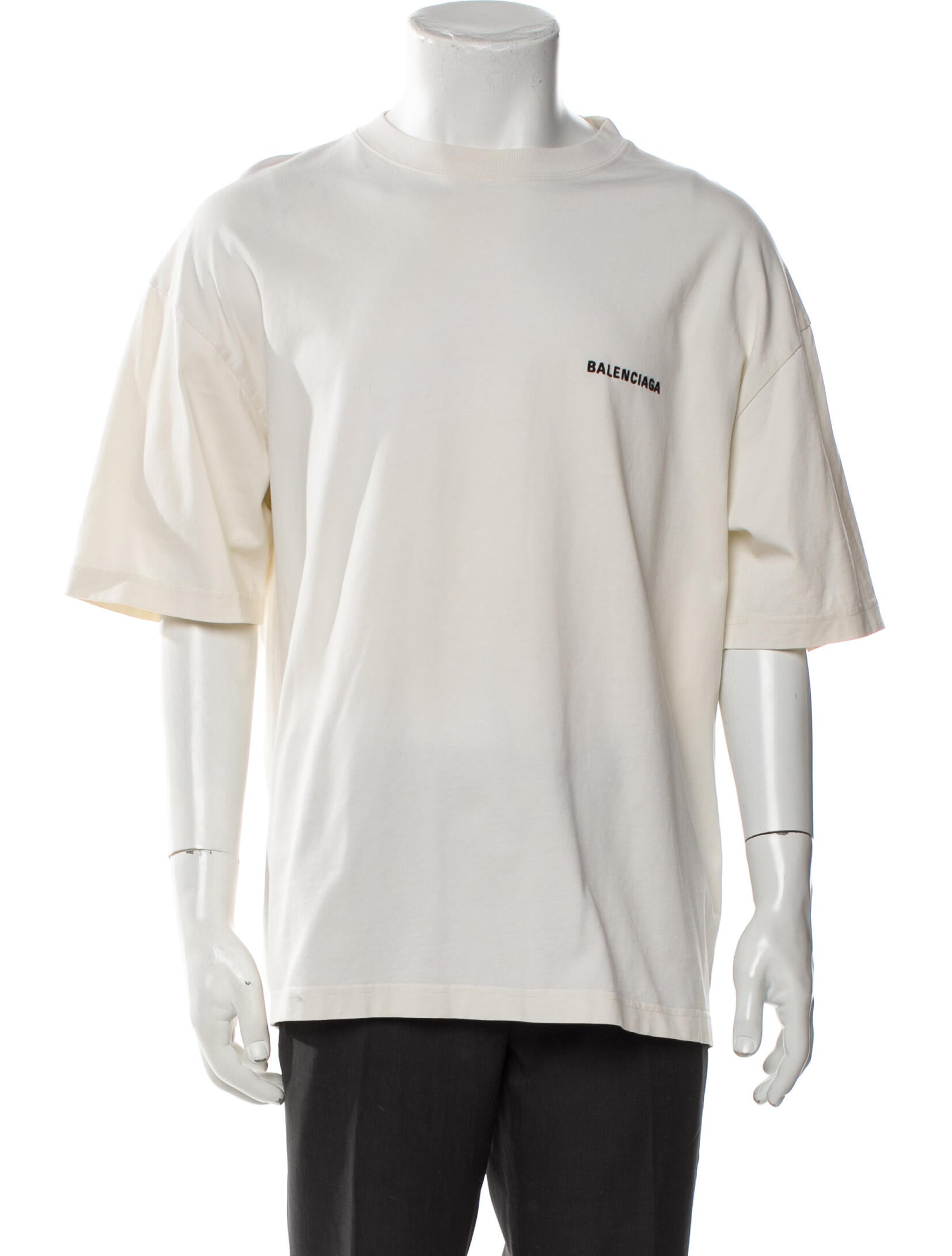 Balenciaga Graphic Print Crew Neck T-Shirt