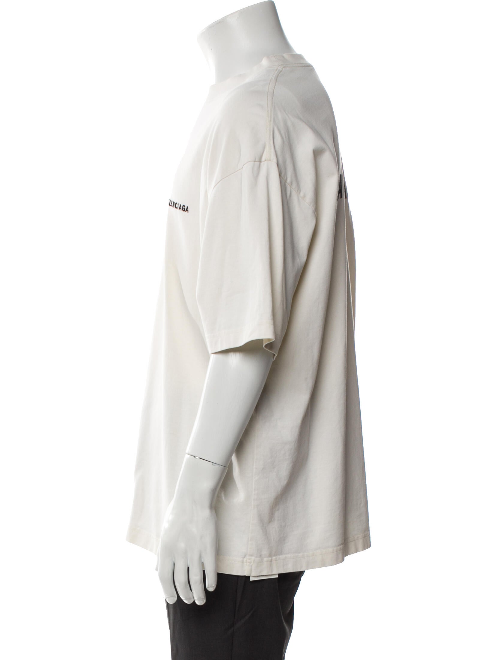 Balenciaga Graphic Print Crew Neck T-Shirt