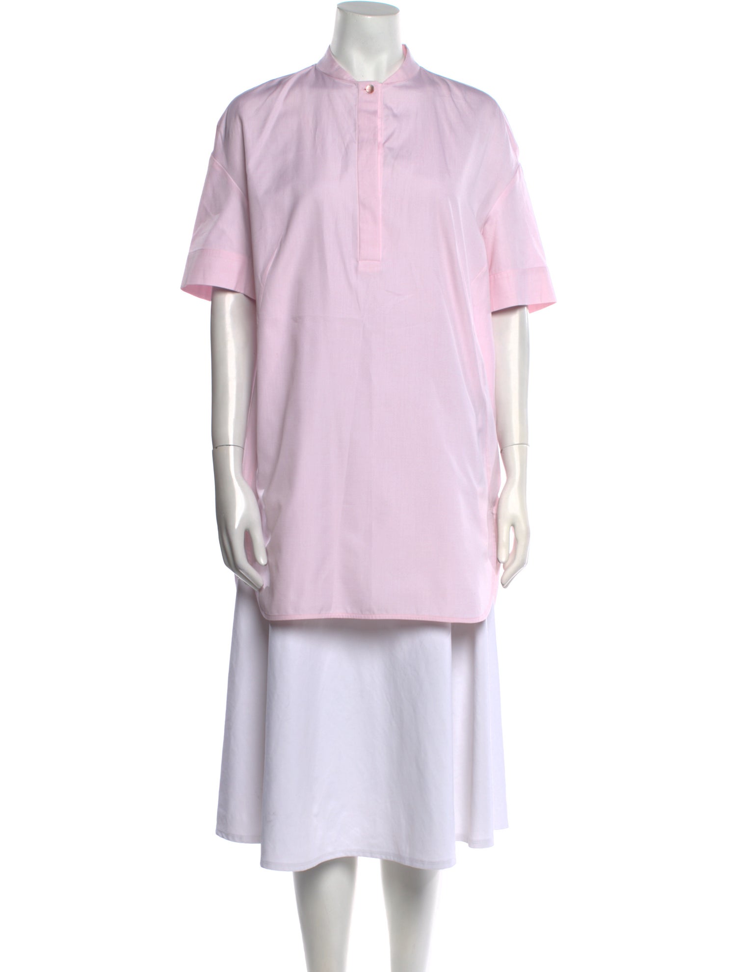 Balenciaga 2015 Mock Neck Tunic