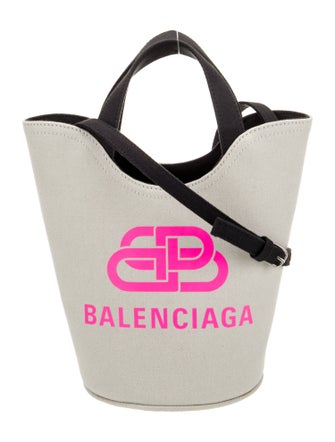 Balenciaga Canvas Bucket Bag