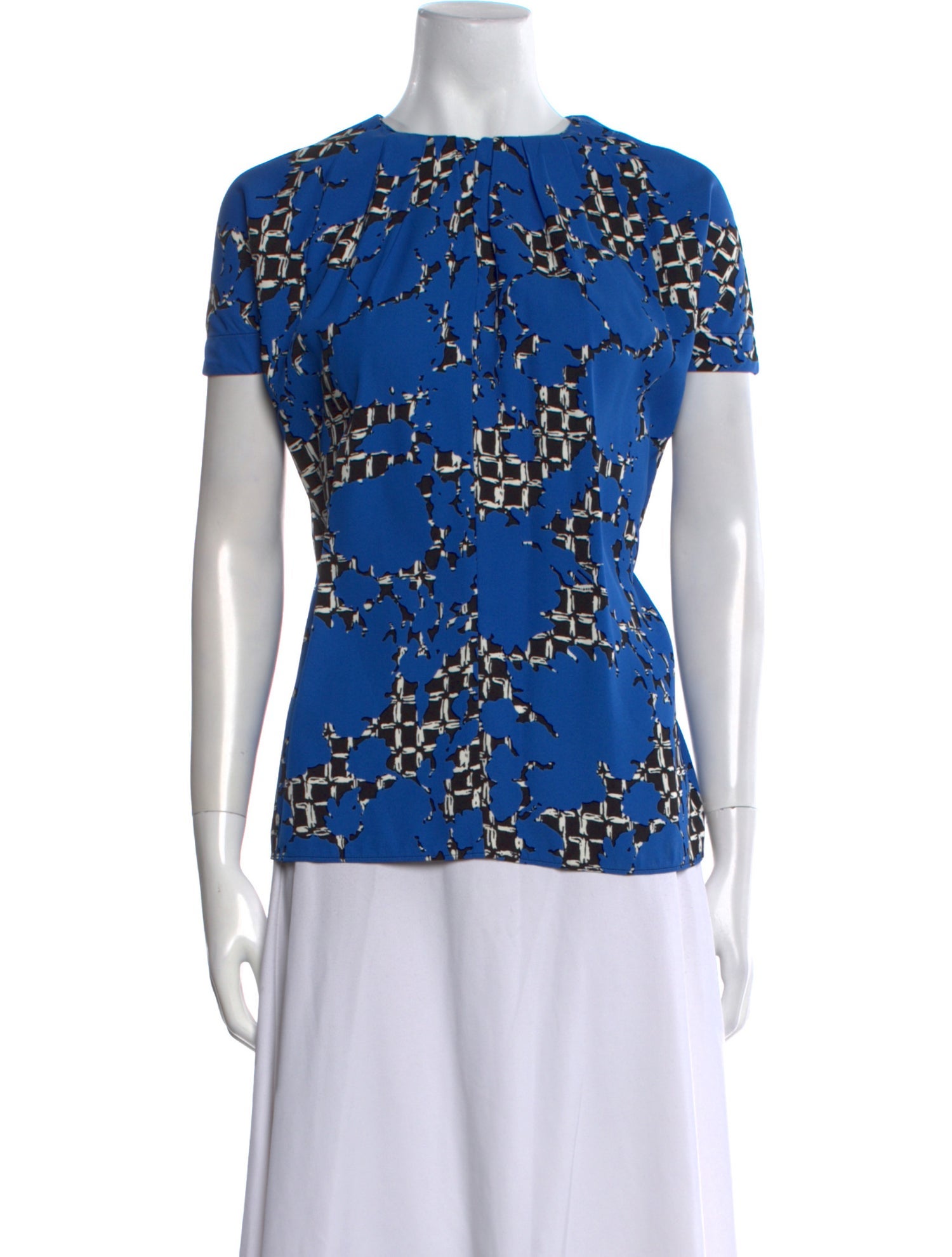 Balenciaga 2014 Printed Top