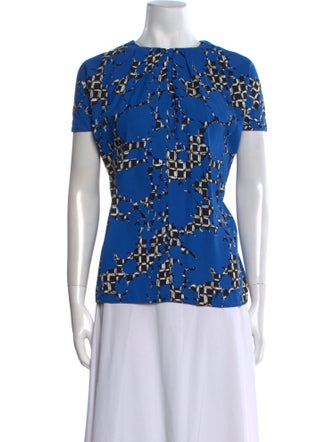 Balenciaga 2014 Printed Top