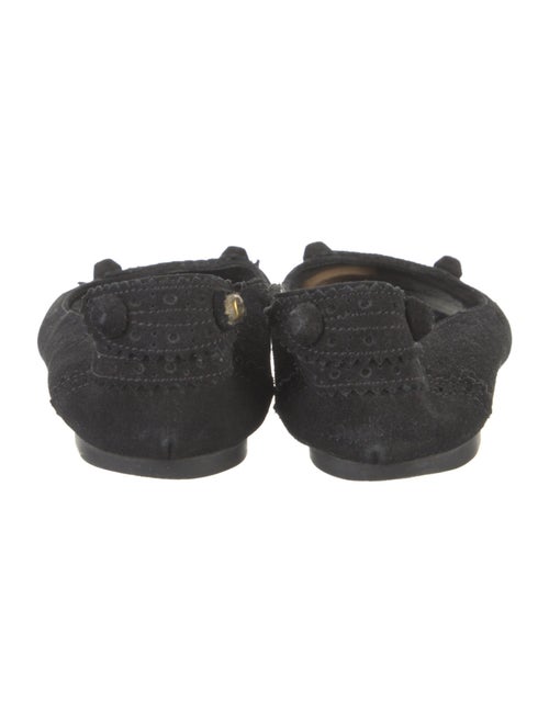 Balenciaga Suede Studded Accents Ballet Flats