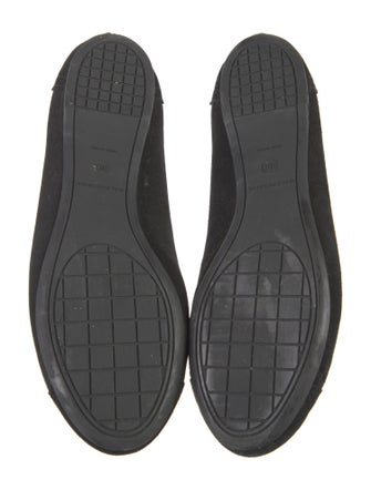 Balenciaga Suede Studded Accents Ballet Flats