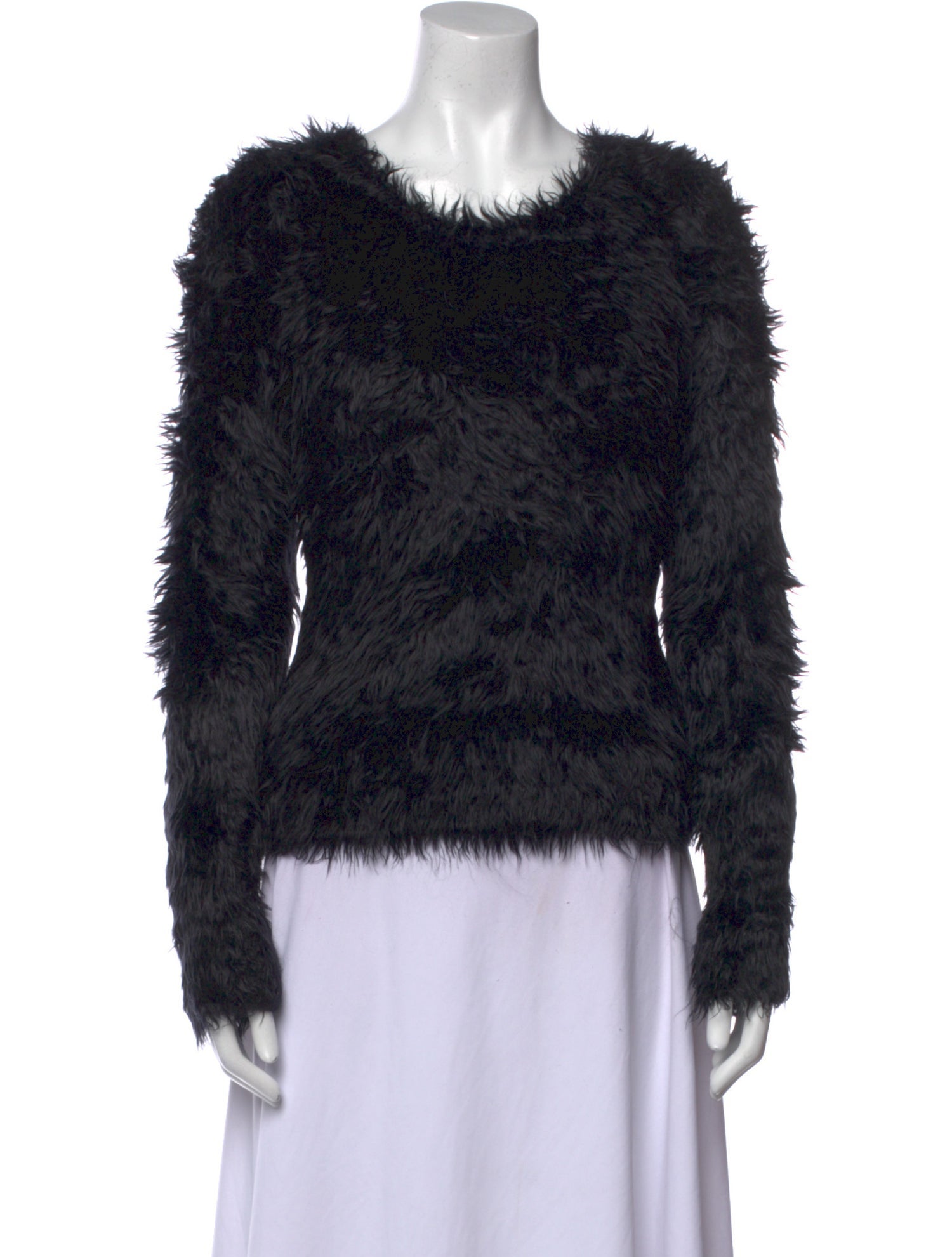 Balenciaga 2018 Faux Fur Sweater