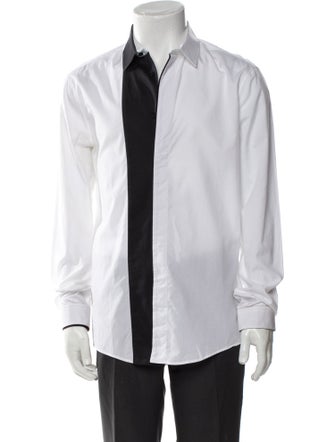 Balenciaga 2012 Colorblock Pattern Shirt