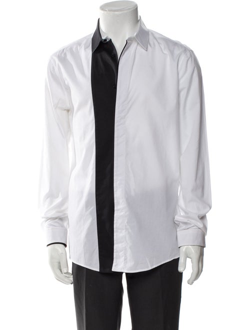 Balenciaga 2012 Colorblock Pattern Shirt