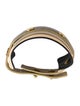 Balenciaga Wide Leather Stud Wrap Bracelet
