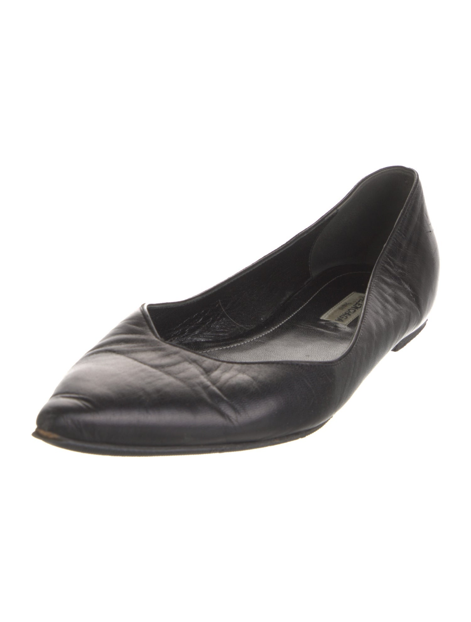 Balenciaga Leather Ballet Flats