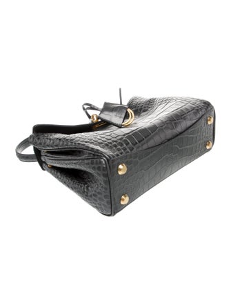 Balenciaga Embossed Leather Rodeo Shoulder Bag Small 2025