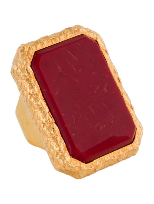 Balenciaga Resin Cocktail Ring