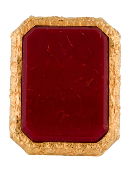 Balenciaga Resin Cocktail Ring