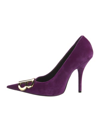 Balenciaga Velvet Pumps