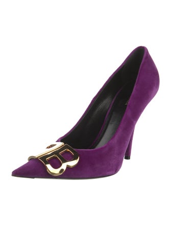 Balenciaga Velvet Pumps