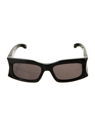 Balenciaga Square Tinted Sunglasses