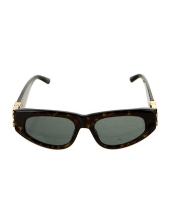 Balenciaga Square Tinted Sunglasses