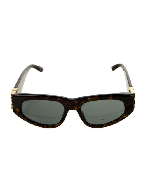 Balenciaga Square Tinted Sunglasses