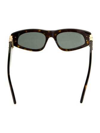 Balenciaga Square Tinted Sunglasses